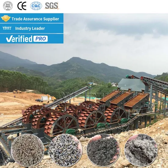 Lavasabbia a ruota per impianto di lavaggio ghiaia sabbia di fiume