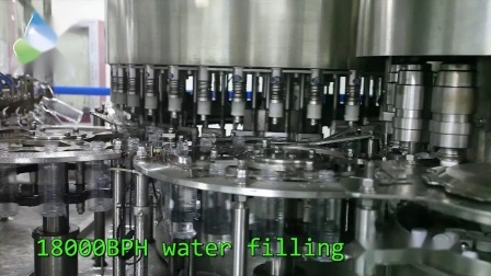 Linea di imbottigliamento di riempimento di acqua minerale di vendita calda dal fornitore professionale di King Machine